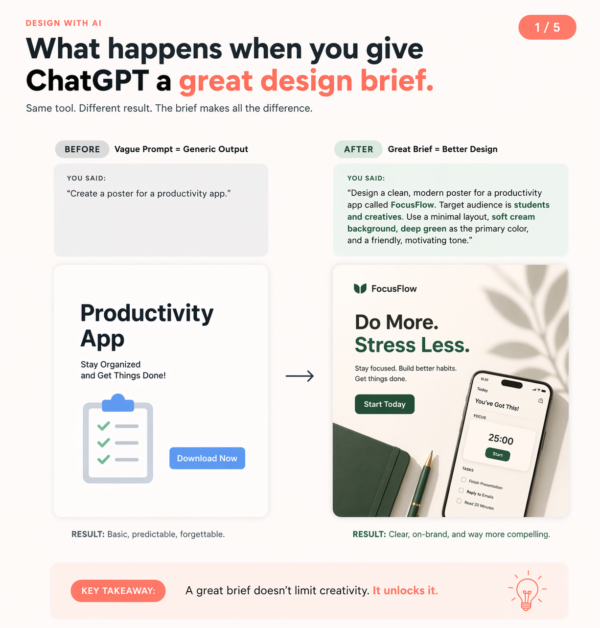 What Happens When You Give ChatGPT a Great Design Brief?